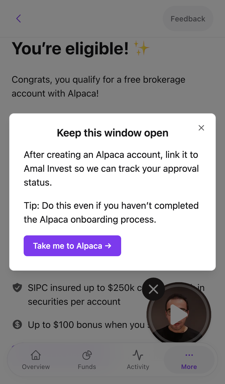 The Keep this window open modal
